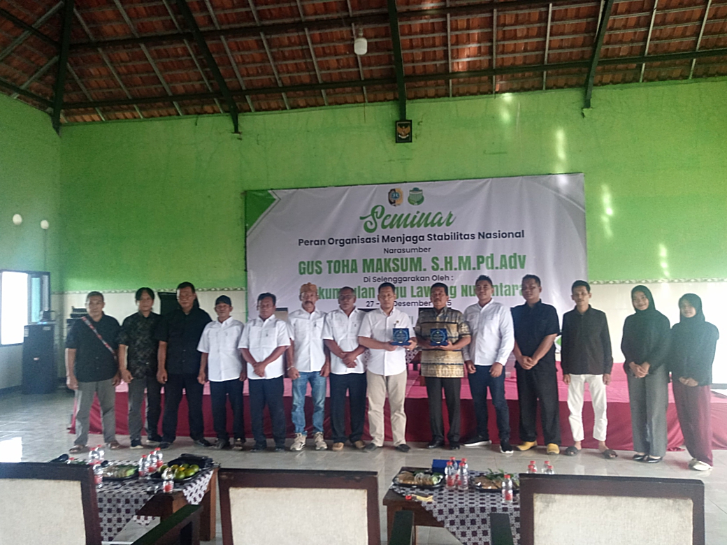 Perkumpulan Tugu Lawang Nusantara Gelar Sosialisasi Seminar Peran Organisasi Menjaga Stabilitas Nasional