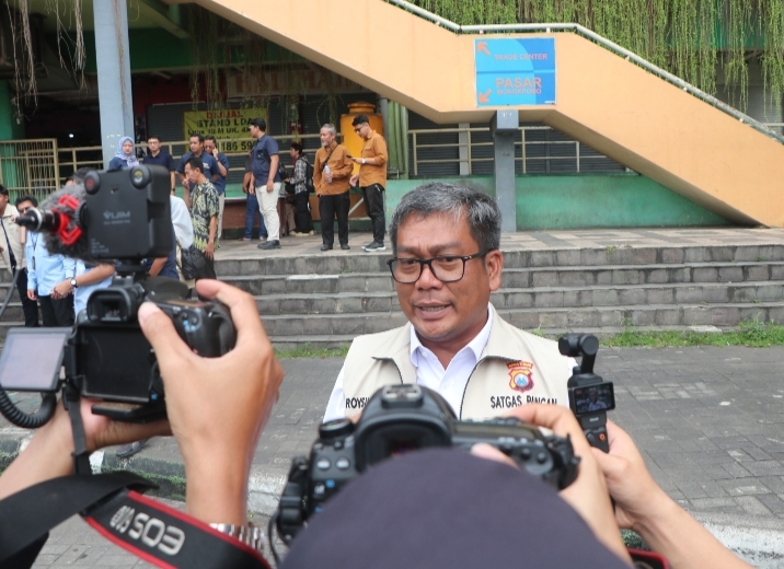 Jelang Nataru Satgas Pangan Polda Jatim Sidak di beberapa pasar