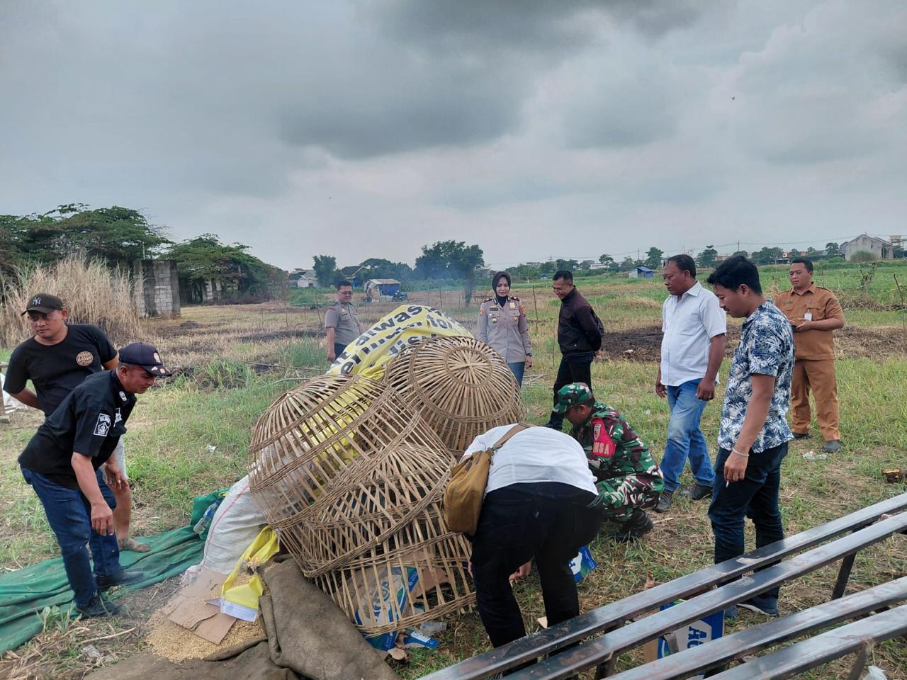 Kapolsek Sedati Ambil Langkah Tegas Menutup Aktivitas Judi Sabung Ayam di Desa Pepe