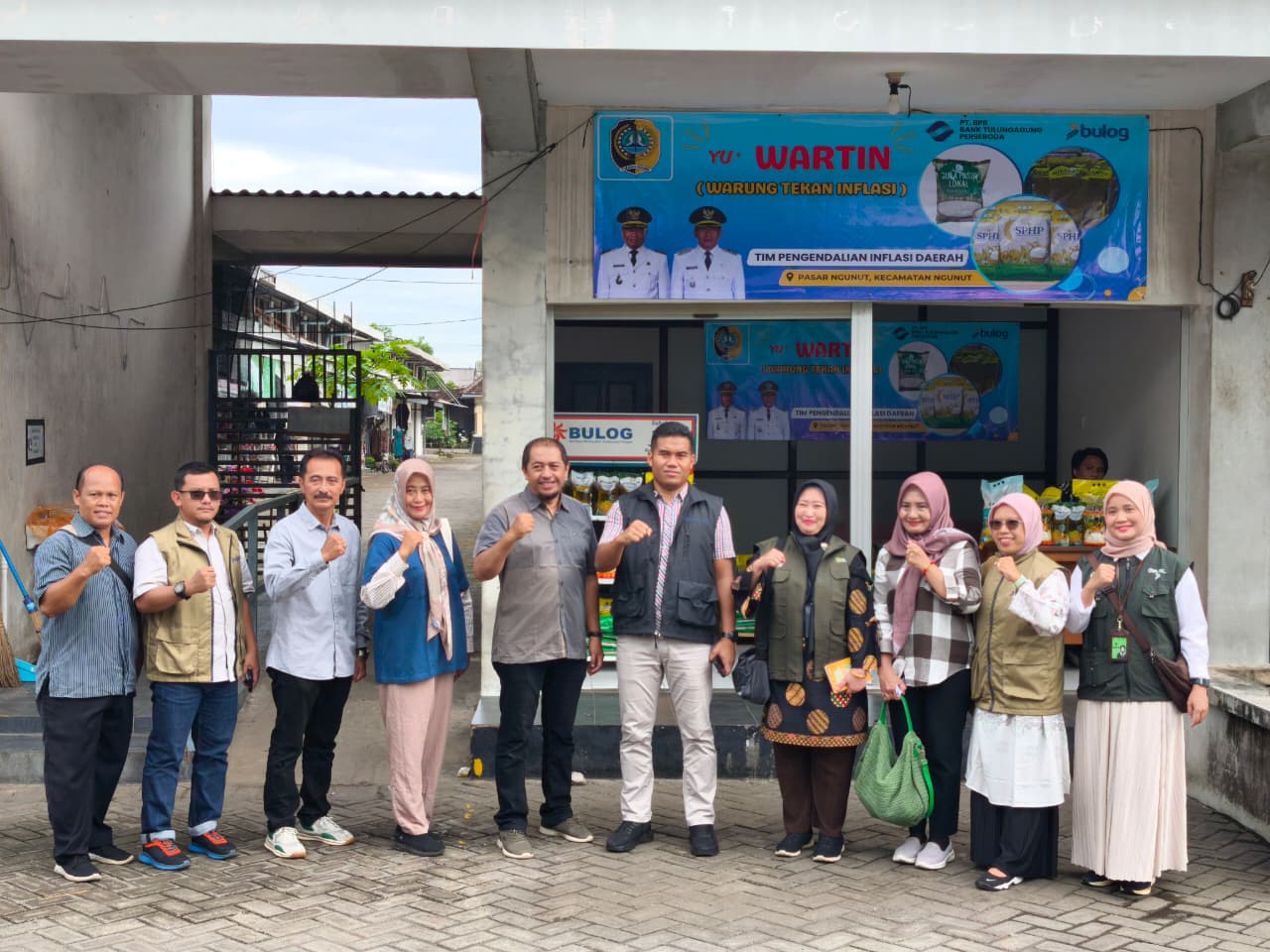 Satgas Pangan Polres Tulungagung Cek Stok dan Harga Pastikan Stabil, Selama Ramadan Di Pasar Ngunut