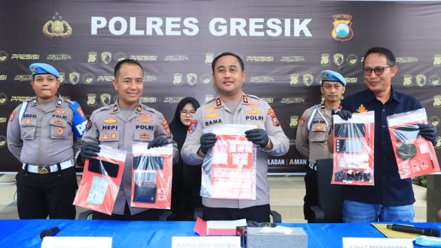 Polres Gresik Ungkap Jaringan Narkoba Lintas Kota, 4 Tersangka Diamankan untuk menjalani proses lebih lanjut