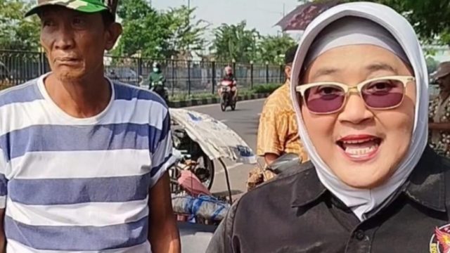 Squad Nusantara Jatim Berbagi BBM untuk Pengemudi Bentor di Surabaya