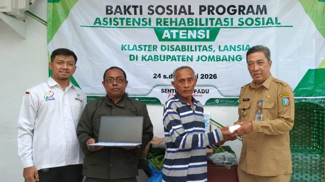 Dinsos Jombang Salurkan Bantuan ATENSI 2026, Dorong Kemandirian Ekonomi Kelompok Rentan