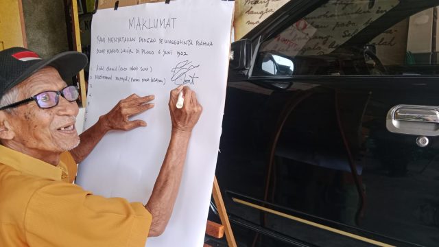 Teken Maklumat Bersama, Warga Jombang Perkuat Klaim Kelahiran Bung Karno di Ploso
