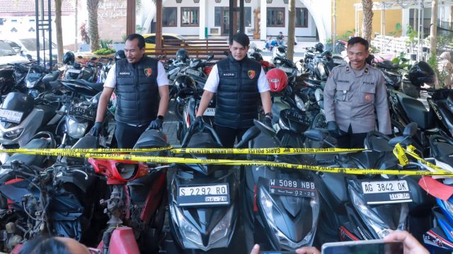 Spesialis Gasak Motor di Acara Orkes dan Sound Horeg, Empat Pelaku Diciduk