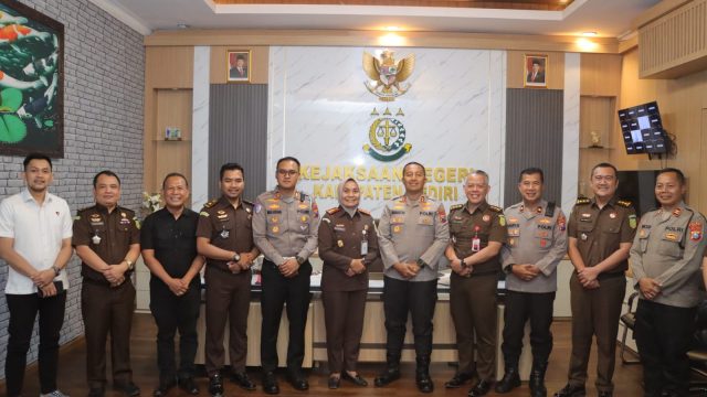 Polres Kediri dan Kejari Kabupaten Kediri Perkuat Koordinasi Penegakan Hukum