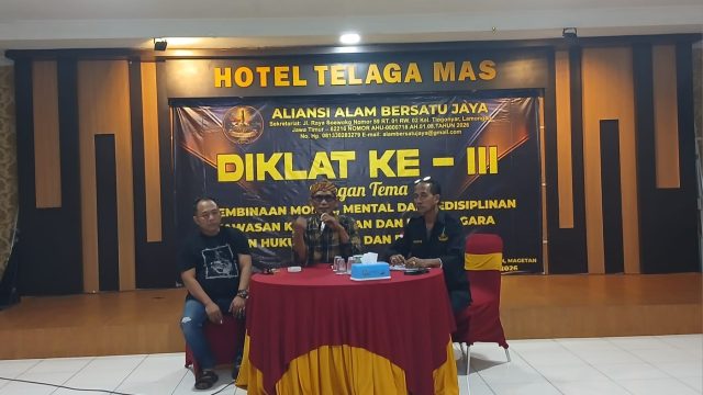 Malam Terakhir Diklat Ke-III Aliansi Jaya Bersatu, Perkuat Keorganisasian dan Soliditas Anggota