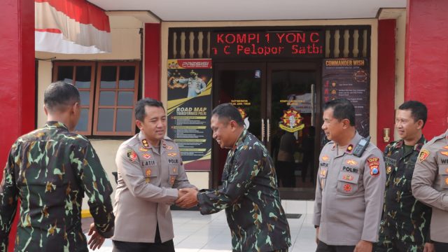 Kapolres Kediri Kunjungi Brimob Kompi 1 C, Perkuat Koordinasi Hadapi Dinamika Kamtibmas