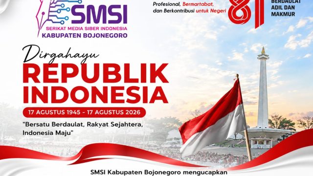 HUT ke-81 RI, SMSI Bojonegoro Dorong Pers Profesional dalam Ekosistem Media yang Sejahtera