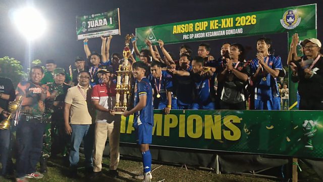 Tundukkan Lawan Di Final, Notorejo FC Boyong Piala Ansor CUP XXI 2026