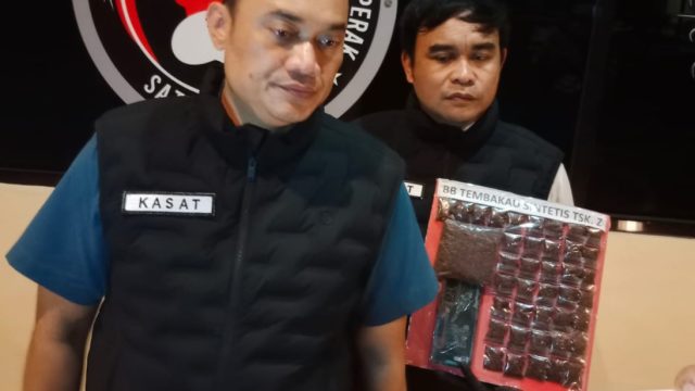 Polres Pelabuhan Tanjung Perak Tangkap Pemuda 26 Tahun, Diduga Edarkan Tembakau Sintetis di Jojoran