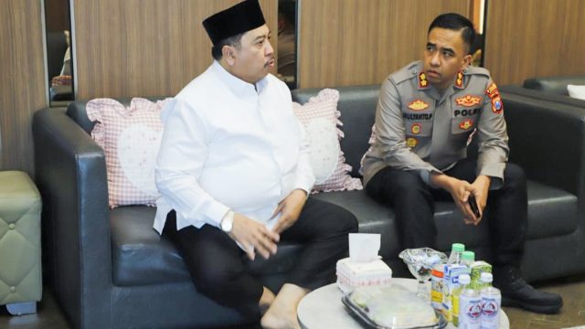 Bersinergi, Kapolres Jombang Jalin Silaturahmi dengan Bupati