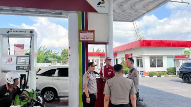 Kapolres Tulungagung Turun Langsung Cek SPBU, Pastikan Distribusi BBM Tetap Lancar